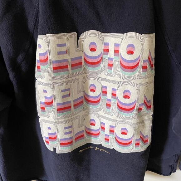 SPIRITUAL GANGSTER X PELOTON Cropped Hoodie Sweatshirt Size M - Picture 5 of 5